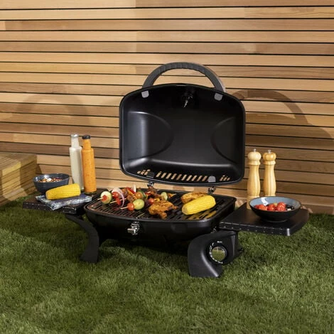 Charles Bentley Portable Gas BBQ - Black Charles Bentley Portable Gas BBQ - Black -CHARLES BENTLEY Shop 13645403 1