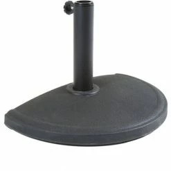 Charles Bentley Concrete Parasol Half Base For Half Canopy Umbrella - Dark Grey -CHARLES BENTLEY Shop 13645421 3