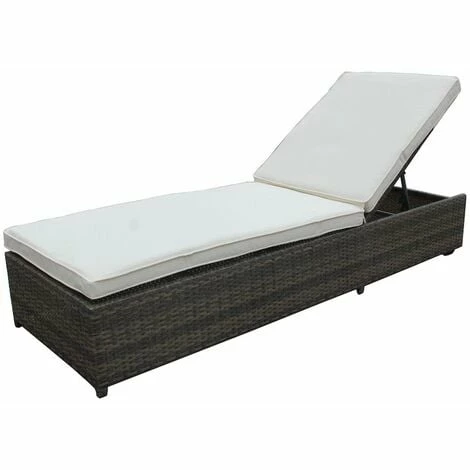 Charles Bentley Garden Waterproof Reclining Rattan Sun Lounger Natural Charles Bentley Garden Waterproof Reclining Rattan Sun Lounger Natural -CHARLES BENTLEY Shop 13645465 1