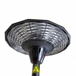 Charles Bentley Electric Floor Standing Patio Heater 2000W - Black -CHARLES BENTLEY Shop 13745954 3