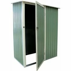 Charles Bentley 4.7ft X 3ft Metal Storage Shed Chest Small Green Roof Door Apex 4 Charles Bentley 4.7ft X 3ft Metal Storage Shed Chest Small Green Roof Door Apex -CHARLES BENTLEY Shop 1424952 3