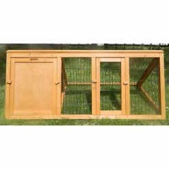 Charles Bentley FSC Frame Wooden Outdoor Portable Pet Hutch Guinea Ferret Run -CHARLES BENTLEY Shop 1513994 4