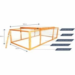 Charles Bentley FSC Outdoor Pet Guineas Pig Run Play Pen Enclosure Galvanised -CHARLES BENTLEY Shop 1513998 5