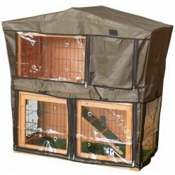 Charles Bentley Deluxe Guinea Pig Pet Hutch And Play Area Cover PET/HUTCH.03