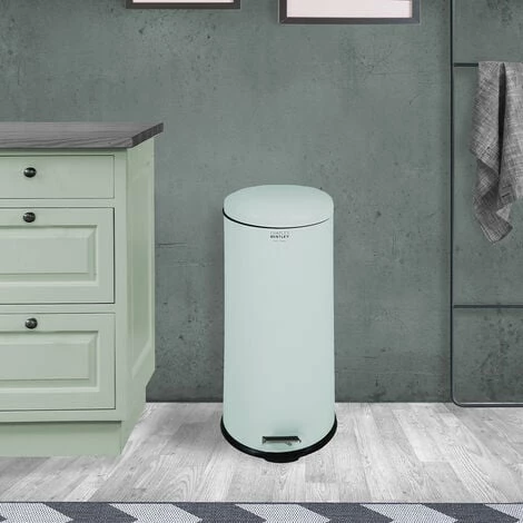 Charles Bentley 30L Dome Bin Matte Green Kitchen Pastel Pedal Soft Close Medium Charles Bentley 30L Dome Bin Matte Green Kitchen Pastel Pedal Soft Close Medium -CHARLES BENTLEY Shop 15578158 5