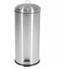 Charles Bentley 30L Dome Bin Stainless Steel Silver KitchenPedal Soft Close -CHARLES BENTLEY Shop 15578161 1