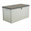 Charles Bentley 190L Outdoor Garden Plastic Storage Box, Beige/Grey -CHARLES BENTLEY Shop 15578173 1