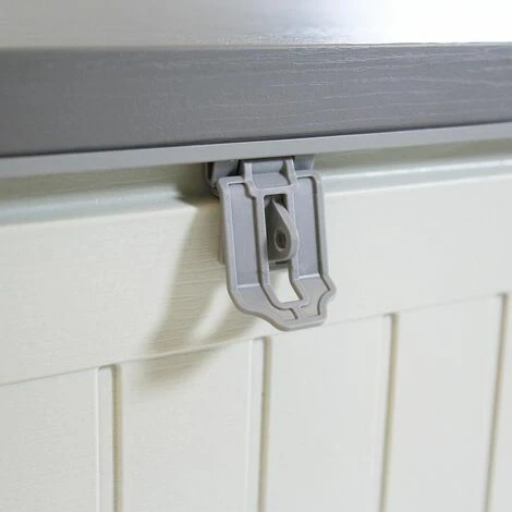 Charles Bentley 190L Outdoor Garden Plastic Storage Box, Beige/Grey Charles Bentley 190L Outdoor Garden Plastic Storage Box, Beige/Grey -CHARLES BENTLEY Shop 15578173 5