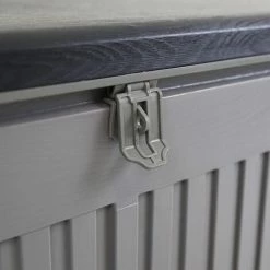 Charles Bentley 390L Large Outdoor Garden Plastic Storage Box, Grey/Black -CHARLES BENTLEY Shop 15578175 5