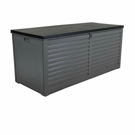 Charles Bentley 490L Large Outdoor Garden Plastic Storage Box, Grey/Black Charles Bentley 490L Large Outdoor Garden Plastic Storage Box, Grey/Black -CHARLES BENTLEY Shop 15578176 1