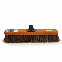 Charles Bentley Countryman 18" Stiff Bassine Broom Complete With Wooden Handle -CHARLES BENTLEY Shop 15841633 4
