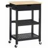 Charles Bentley Wooden Kitchen Drinks Trolley/Cart/Island/Worktop On Wheels -CHARLES BENTLEY Shop 15876827 1