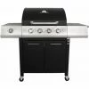 Charles Bentley 5 Burner Premium Gas BBQ (4 X Burner + 1 Side Burner) - Black -CHARLES BENTLEY Shop 1599744 1