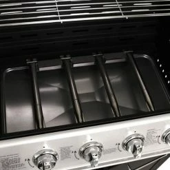 Charles Bentley 5 Burner Premium Gas BBQ (4 X Burner + 1 Side Burner) - Black -CHARLES BENTLEY Shop 1599744 4