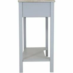 Charles Bentley Loxley 2 Drawer Wooden Storage Console Hallway Table Grey -CHARLES BENTLEY Shop 16547511 4