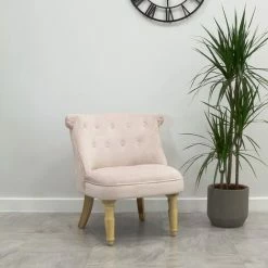 Charles Bentley Toulouse Velvet Occasional Chair With Solid Wood Frame Pink -CHARLES BENTLEY Shop 16783839 5