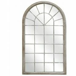 Charles Bentley Arch Outdoor Wall Decorative Mirror - Natural