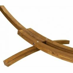 Charles Bentley Extra Large 4M Hammock With Wooden Arc Stand Two Person – Cream -CHARLES BENTLEY Shop 1693399 3