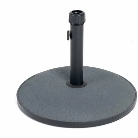 Charles Bentley 15Kg Round Concrete Parasol Base Umbrella Stand In Grey Charles Bentley 15Kg Round Concrete Parasol Base Umbrella Stand In Grey -CHARLES BENTLEY Shop 1693402 1