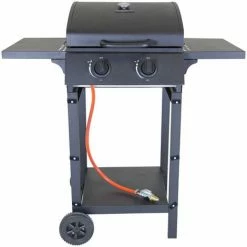 Charles Bentley Deluxe Auto Ignition 2 Burner Gas BBQ Grill Steel Barbecue Black 5 Charles Bentley Deluxe Auto Ignition 2 Burner Gas BBQ Grill Steel Barbecue Black -CHARLES BENTLEY Shop 1693406 4