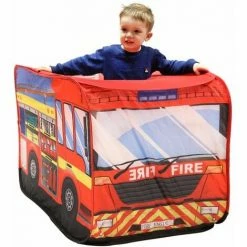 Charles Bentley Fire Engine Play Tent Indoor Outdoor Polyester Pop Up -CHARLES BENTLEY Shop 1693424 3