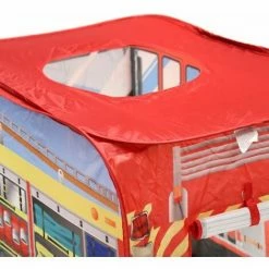 Charles Bentley Fire Engine Play Tent Indoor Outdoor Polyester Pop Up -CHARLES BENTLEY Shop 1693424 4