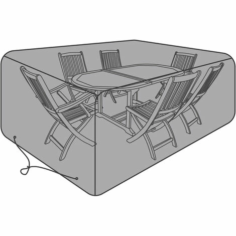 Charles Bentley Premium Rectangular Garden 6 Seat Furniture Cover - Black Charles Bentley Premium Rectangular Garden 6 Seat Furniture Cover - Black -CHARLES BENTLEY Shop 1693466 1