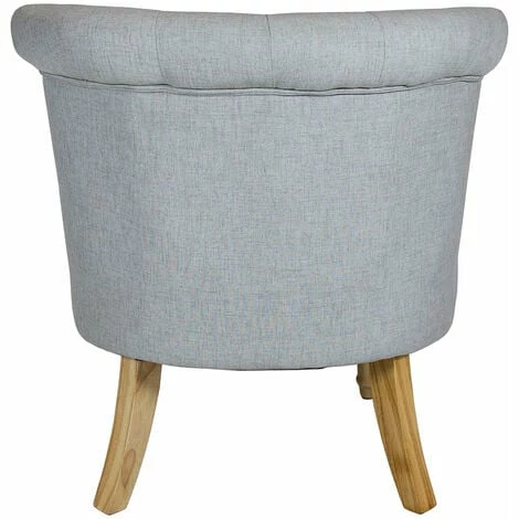 Charles Bentley Toulouse Linen Occasional Chair with Solid Wood Frame Grey Charles Bentley Toulouse Linen Occasional Chair With Solid Wood Frame Grey -CHARLES BENTLEY Shop 16968033 4