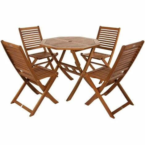 Charles Bentley FSC Acacia Wooden Octagonal Table & Chairs 5pc Set Charles Bentley FSC Acacia Wooden Octagonal Table & Chairs 5pc Set -CHARLES BENTLEY Shop 1729714 1