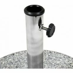 Charles Bentley 15Kg Round Granite Parasol Base Stone Umbrella Stand -CHARLES BENTLEY Shop 1776483 3