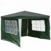 CHARLES BENTLEY 3M X 3M Garden Gazebo Awning Wedding/Party Tent - Green Showerproof Pe 2 CHARLES BENTLEY 3M X 3M Garden Gazebo Awning Wedding/Party Tent - Green Showerproof Pe -CHARLES BENTLEY Shop 1776487 1