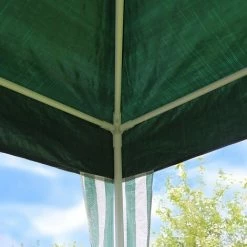 CHARLES BENTLEY 3M X 3M Garden Gazebo Awning Wedding/Party Tent - Green Showerproof Pe -CHARLES BENTLEY Shop 1776487 5