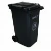 Charles Bentley 240 Litre Black Wheelie Bin - Weatherproof And Durable -CHARLES BENTLEY Shop 1807458 1