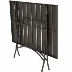 Charles Bentley Metal Powder Coated Rectangular 4 Seater Dining Set - Dark Grey 6 Charles Bentley Metal Powder Coated Rectangular 4 Seater Dining Set - Dark Grey -CHARLES BENTLEY Shop 18123005 5