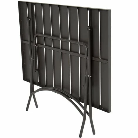 Charles Bentley Metal Powder Coated Rectangular 4 Seater Dining Set - Dark Grey Charles Bentley Metal Powder Coated Rectangular 4 Seater Dining Set - Dark Grey -CHARLES BENTLEY Shop 18123005 5