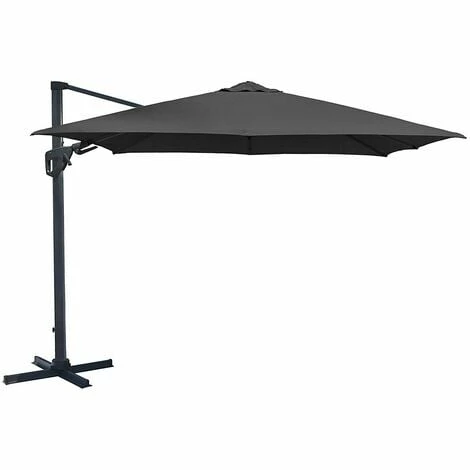 Charles Bentley 3.5m Premium Quality Cantilever Umbrella Parasol Grey Charles Bentley 3.5m Premium Quality Cantilever Umbrella Parasol Grey -CHARLES BENTLEY Shop 18265310 1