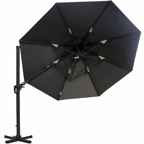 Charles Bentley 3.5m Premium Quality Cantilever Umbrella Parasol Grey Charles Bentley 3.5m Premium Quality Cantilever Umbrella Parasol Grey -CHARLES BENTLEY Shop 18265310 4