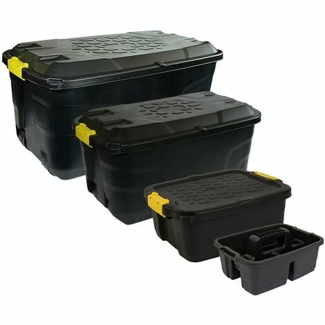 Charles Bentley Strata Heavy Duty Bundle 2 - Set of 4- Box 145L, 75L, 24L, Caddy Charles Bentley Strata Heavy Duty Bundle 2 - Set Of 4- Box 145L, 75L, 24L, Caddy -CHARLES BENTLEY Shop 18341366 1