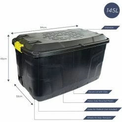 Charles Bentley Strata Heavy Duty Bundle - Set Of 4 - Box 175L, 145L, 24L, Caddy 4 Charles Bentley Strata Heavy Duty Bundle - Set Of 4 - Box 175L, 145L, 24L, Caddy -CHARLES BENTLEY Shop 18373411 4