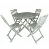Charles Bentley FSC Acacia White Washed Wooden Outdoor Patio Dining Set - 4 Seat 1 Charles Bentley FSC Acacia White Washed Wooden Outdoor Patio Dining Set - 4 Seat -CHARLES BENTLEY Shop 18385269 1