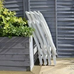 Charles Bentley FSC Acacia White Washed Wooden Outdoor Patio Dining Set - 4 Seat 5 Charles Bentley FSC Acacia White Washed Wooden Outdoor Patio Dining Set - 4 Seat -CHARLES BENTLEY Shop 18385269 4