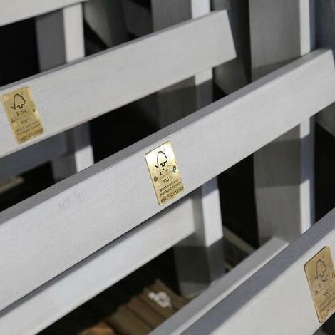 Charles Bentley FSC Acacia White Washed Wooden Outdoor Patio Dining Set - 4 Seat Charles Bentley FSC Acacia White Washed Wooden Outdoor Patio Dining Set - 4 Seat -CHARLES BENTLEY Shop 18385269 5