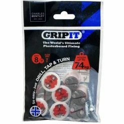CHARLES BENTLEY Gripit - Red/18mm - Pack Of 8
