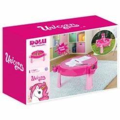CHARLES BENTLEY Dolu 3-in-1 Unicorn Sand & Water Pit With Drawing Table Pink/Purple -CHARLES BENTLEY Shop 18946033 5