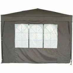 Charles Bentley 3 X 3m Pop Up Gazebo With 4 Sides With Carry Bag - Grey -CHARLES BENTLEY Shop 19068550 4