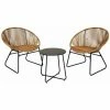 Charles Bentley Zanzibar Tea For Two Bistro Set Natural Cafe 2 Chairs And Table -CHARLES BENTLEY Shop 19091882 1