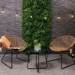 Charles Bentley Zanzibar Tea For Two Bistro Set Natural Cafe 2 Chairs And Table -CHARLES BENTLEY Shop 19091882 3