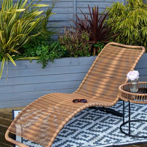 Charles Bentley Zanzibar Sun Lounger Bed Natural Sunbed Seat Garden Rattan Charles Bentley Zanzibar Sun Lounger Bed Natural Sunbed Seat Garden Rattan -CHARLES BENTLEY Shop 19276616 5