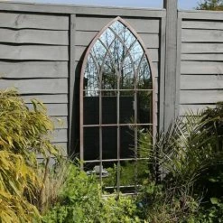 Charles Bentley Decorative Large Outdoor Arch Mirror - Grey 5 Charles Bentley Decorative Large Outdoor Arch Mirror - Grey -CHARLES BENTLEY Shop 19396732 4