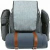 Charles Bentley Grey 4 Person Picnic Bag Backpack With Cutlery, Plates, Blanket -CHARLES BENTLEY Shop 19536736 1